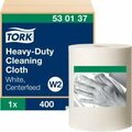Essity Tork, HEAVY-DUTY CLEANING CLOTH, 12.6 X 10, WHITE, 400PK 530137